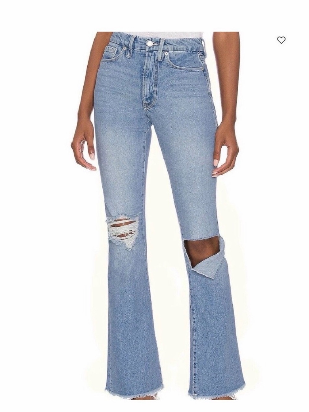 NWT Good American Good Classic Boot cut jeans. Size 6/28.